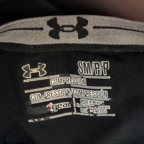 UNDER ARMOUR HeatGear Compression Sleeveless Tank Shirt, Black, Small - Picture 9 of 9